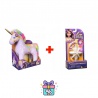 Výhodný set: Unicorn Academy plyšový Wildstar se zvuky 38 cm + náhrdelník s prstenem