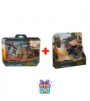 Výhodný set: Jak vycvičit draka multibalení figurek + drak a Viking Garvan a Rybinoha