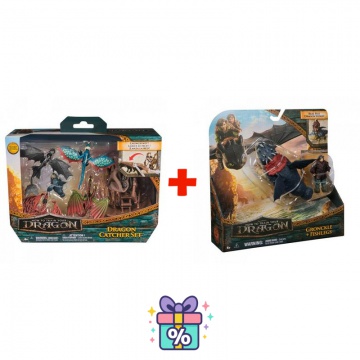 Výhodný set: Jak vycvičit draka multibalení figurek + drak a Viking Garvan a Rybinoha