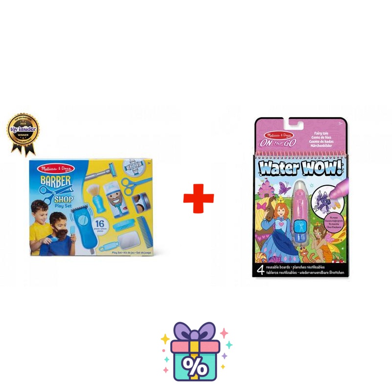 AKCE: Melissa & Doug hra na holiče + Water WOW kouzlení vodou pohádky ZDARMA