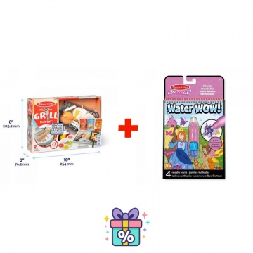 AKCE: Melissa & Doug Water WOW kouzlení vodou grilování + kouzlení vodou pohádky ZDARMA