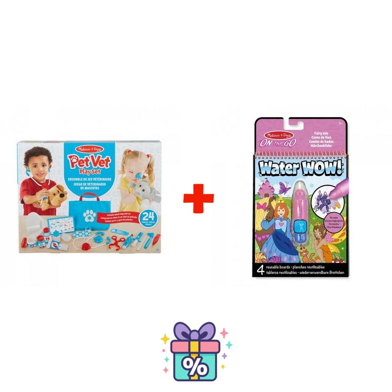 AKCE: Melissa & Doug hra na veterináře + WOW kouzlení vodou pohádky ZDARMA