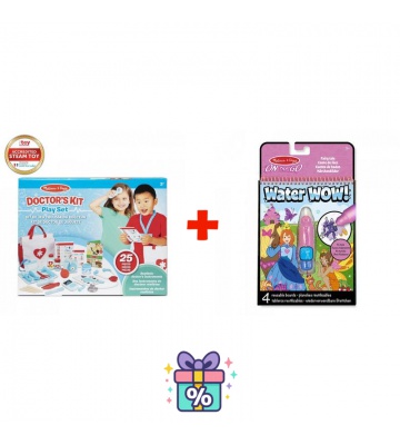 AKCE: Melissa & Doug hra na doktora + WOW kouzlení vodou pohádky ZDARMA