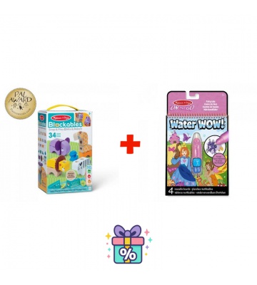 AKCE: Melissa & Doug Blockables stavebnice safari + kouzlení vodou pohádky ZDARMA