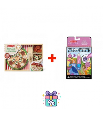 AKCE: Melissa & Doug pizza party set + Water WOW kouzlení vodou pohádky ZDARMA