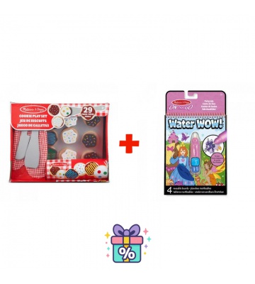 AKCE: Melissa & Doug pečení koláčků set + Water WOW kouzlení vodou pohádky ZDARMA