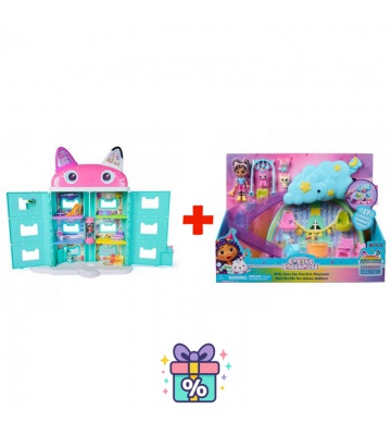 Výhodný set: Gábinin kouzelný domek ve filmu: velký dům z filmu + hrací sada jesličky