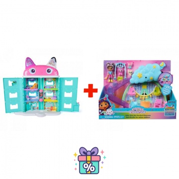 Výhodný set: Gábinin kouzelný domek ve filmu: velký dům z filmu + hrací sada jesličky