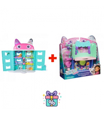 Výhodný set: Gábinin kouzelný domek ve filmu: velký dům z filmu + koupelna k velkému domu