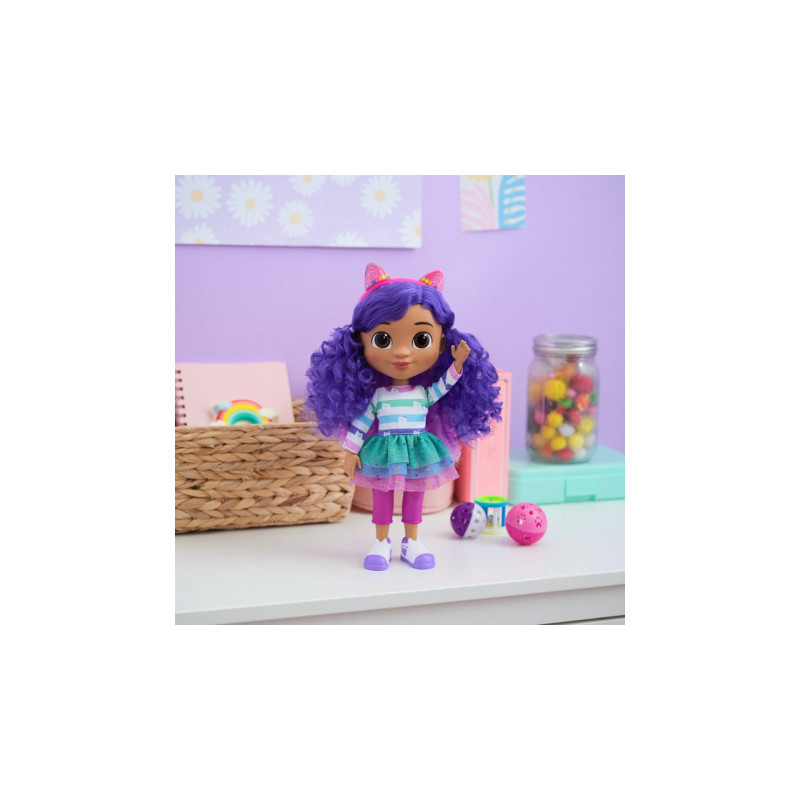 Výhodný set: Gábinin kouzelný domek interaktivní panenka + ouška se zvukovými efekty