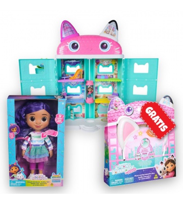 AKCE: Gábinin kouzelný domek velký dům z filmu + interaktivní panenka + ouška ZDARMA