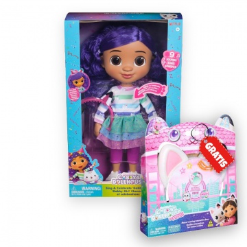 Výhodný set: Gábinin kouzelný domek interaktivní panenka + ouška se zvukovými efekty