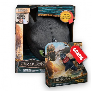 AKCE: Jak vycvičit draka maska Bezzubky se zvuky a světly + Garvan a Rybinoha ZDARMA