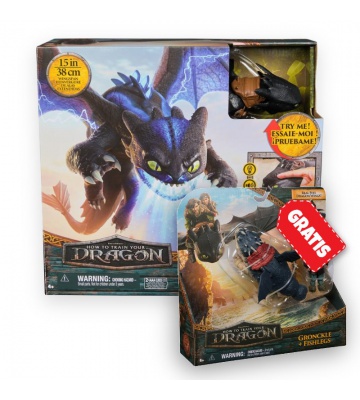 AKCE: Jak vycvičit draka Bezzubka se zvuk. a světelnými efekty + Garvan a Rybinoha ZDARMA