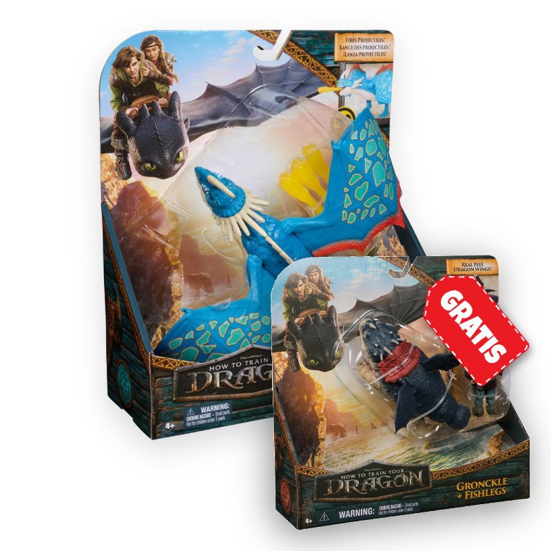AKCE: Jak vycvičit draka Nodr Smrťák vystřelující šipky + Garvan a Rybinoha ZDARMA