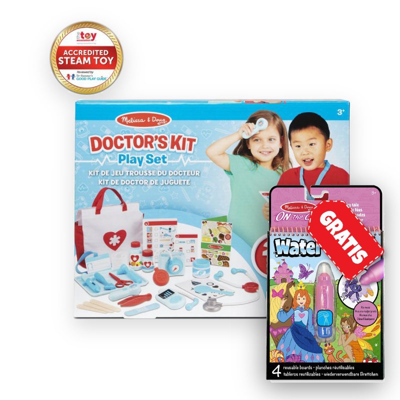 AKCE: Melissa & Doug hra na doktora + WOW kouzlení vodou pohádky ZDARMA