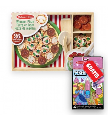 AKCE: Melissa & Doug pizza party set + Water WOW kouzlení vodou pohádky ZDARMA