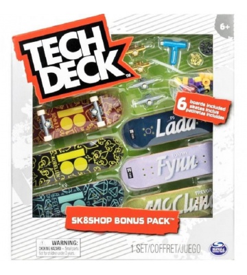 Tech Deck skateshop 6ks s příslušenstvím Plan B