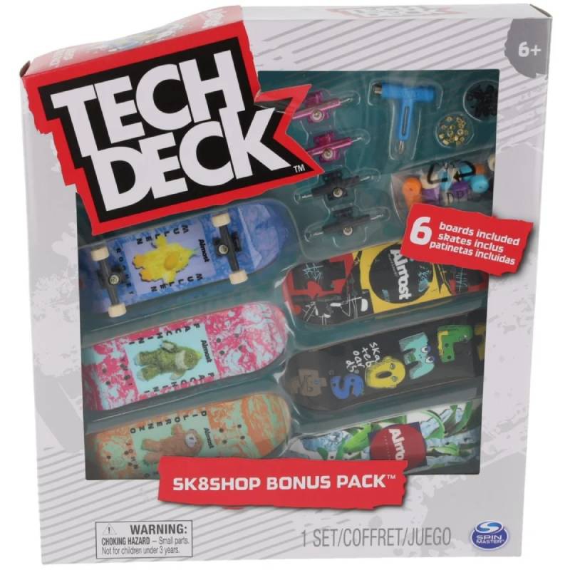 Tech Deck skateshop 6ks s příslušenstvím Almost