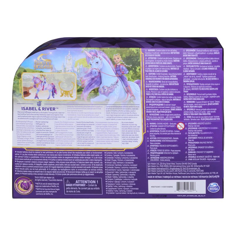 Jednorožčí akademie Isabel a svítící Potok 11 cm