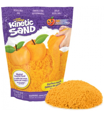 Kinetic Sand balení s ovocnými vůněmi broskev