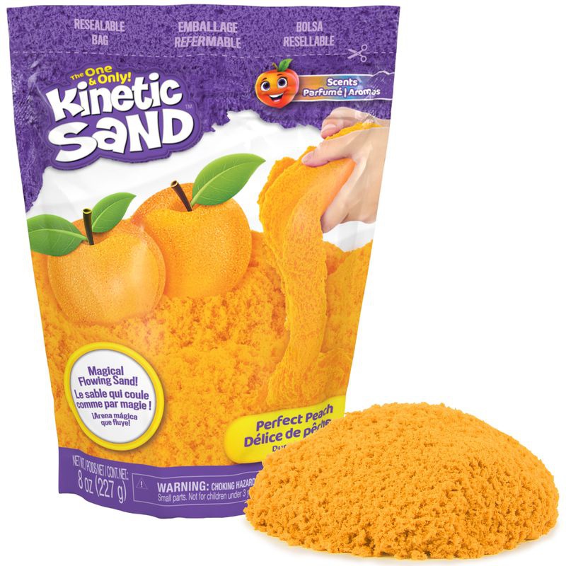 Kinetic Sand balení s ovocnými vůněmi broskev