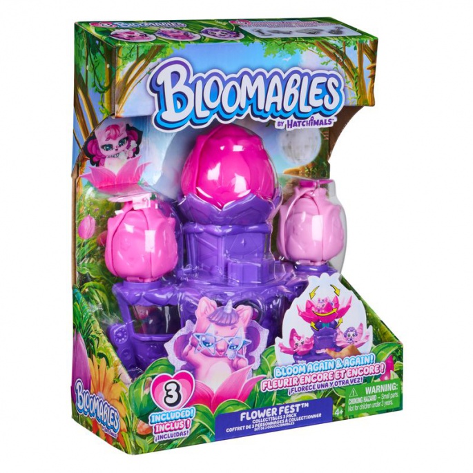 Hatchimals Bloomables květinová hrací sada 3 figurky