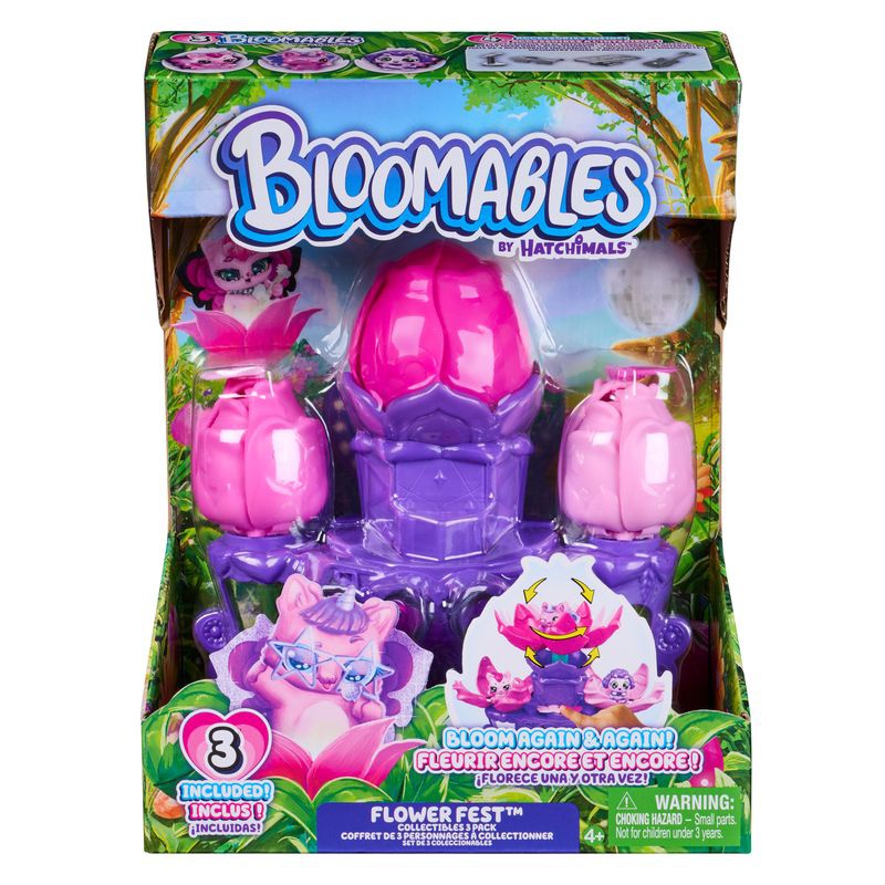 Hatchimals Bloomables květinová hrací sada 3 figurky