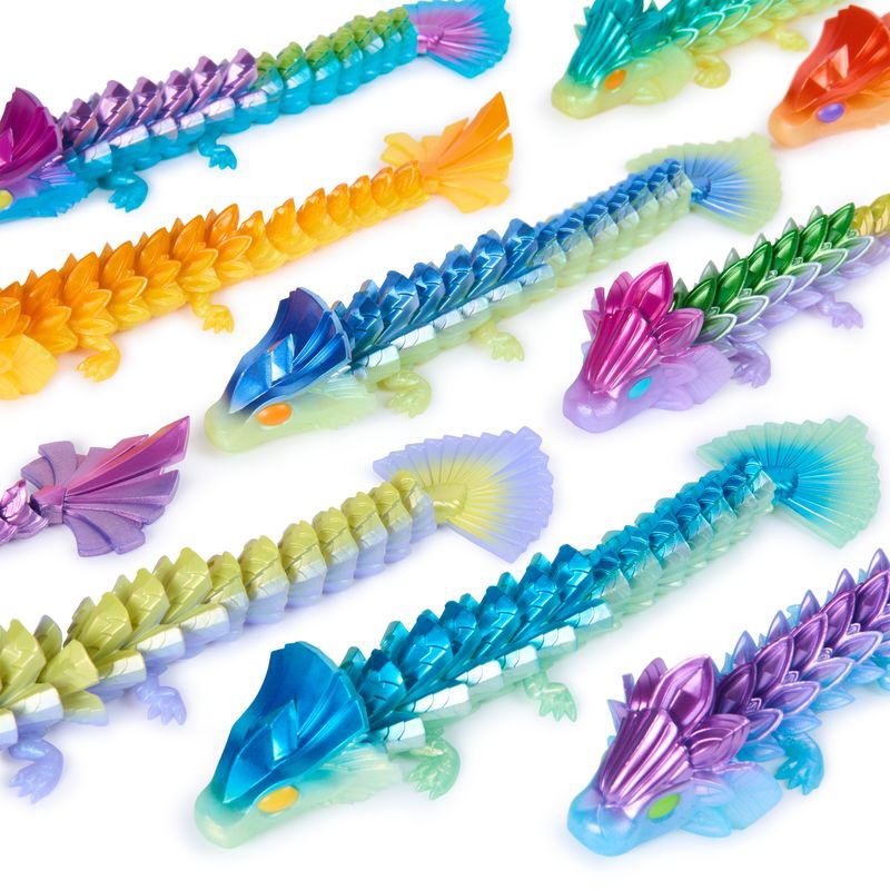 CrystaLynx Dragons ohebný drak 22 cm