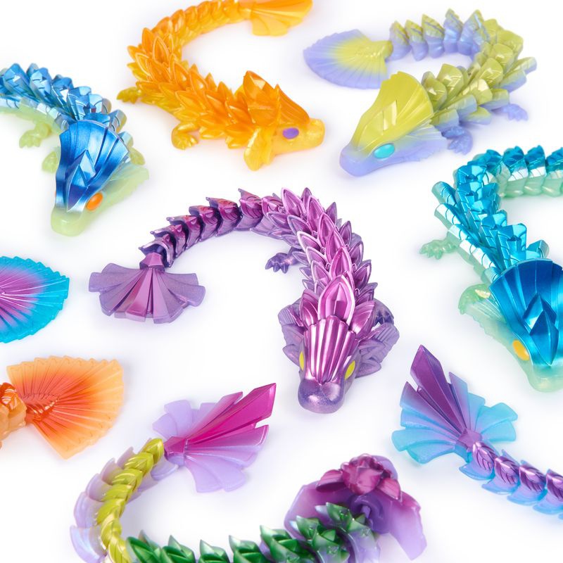 CrystaLynx Dragons ohebný drak 22 cm