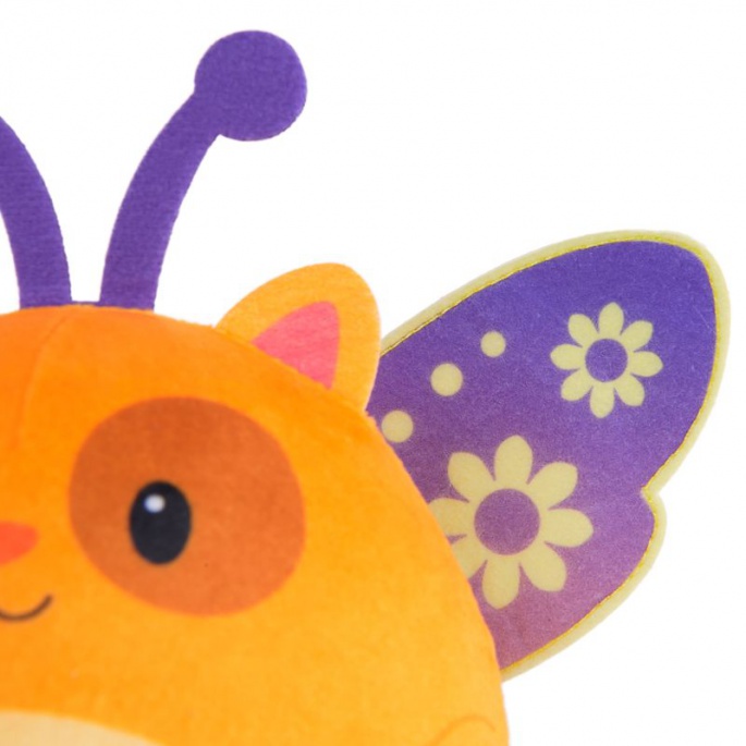 Gábinin kouzelný domek plyšový křečík oranžový se zvuky 14 cm