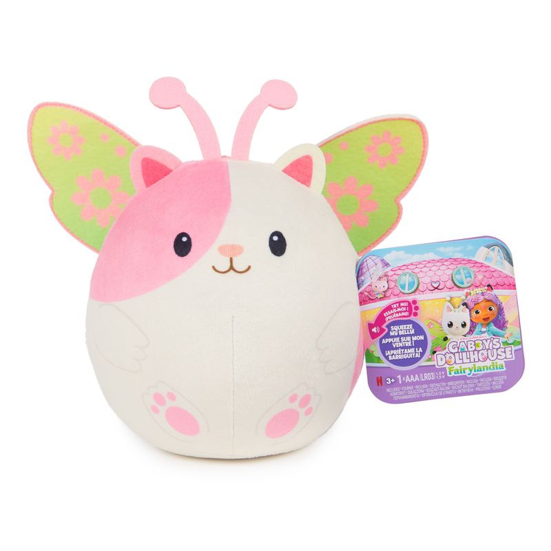 Gábinin kouzelný domek plyšový křečík bílý se zvuky 14 cm