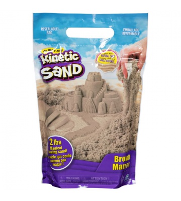 Kinetic Sand hnědý písek 0,9 kg