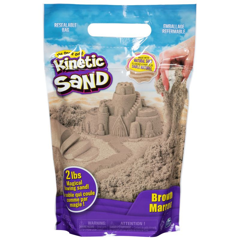 Kinetic Sand hnědý písek 0,9 kg