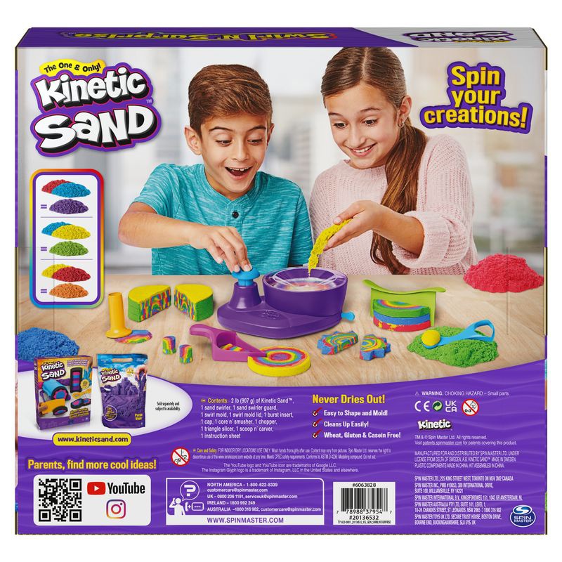 Kinetic Sand duhový kolotoč