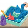 Kinetic Sand krabice tekutého písku s podložkou modrá