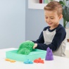 Kinetic Sand krabice tekutého písku s podložkou zelená