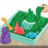 Kinetic Sand krabice tekutého písku s podložkou zelená
