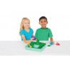 Kinetic Sand krabice tekutého písku s podložkou zelená