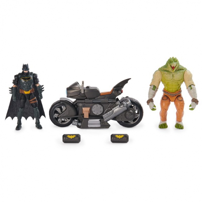 Batman s vozidlem a nepřítelem 10 cm