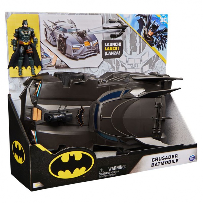 Batman Batmobile s figurkou 10 cm