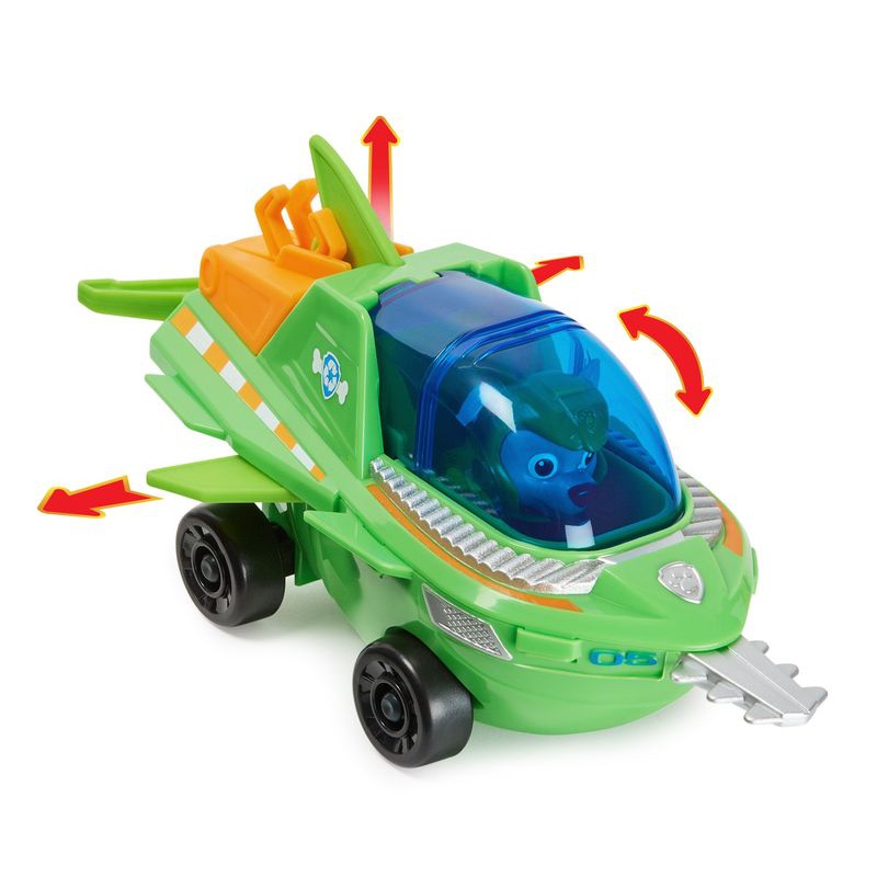 Tlapková patrola Aqua vozidla s figurkou Rocky