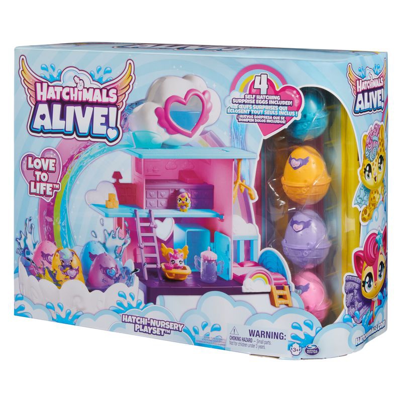Hatchimals hrací sada duhový svět / líhnutí ve vodě