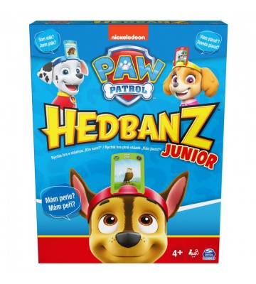 Spin Master Games společenská hra hádanek Hedbanz Tlapková patrola Junior