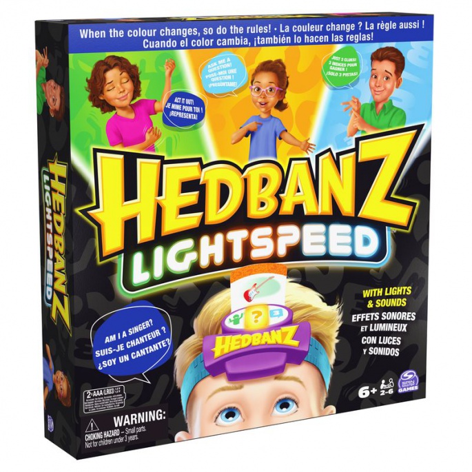 Spin Master Games Hedbanz Lightspeed