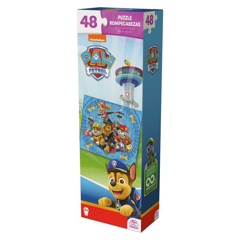 Spin Master Games Tlapková patrola puzzle věž 48 dílků