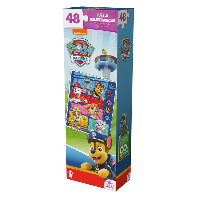 Spin Master Games Tlapková patrola puzzle věž 48 dílků