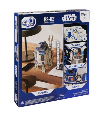 Puzzle Star Wars robot R2-D2 3D