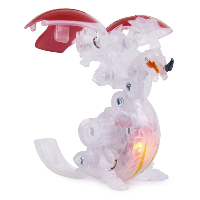 Bakugan svítící Bakugani Nova Dragonoid bílý