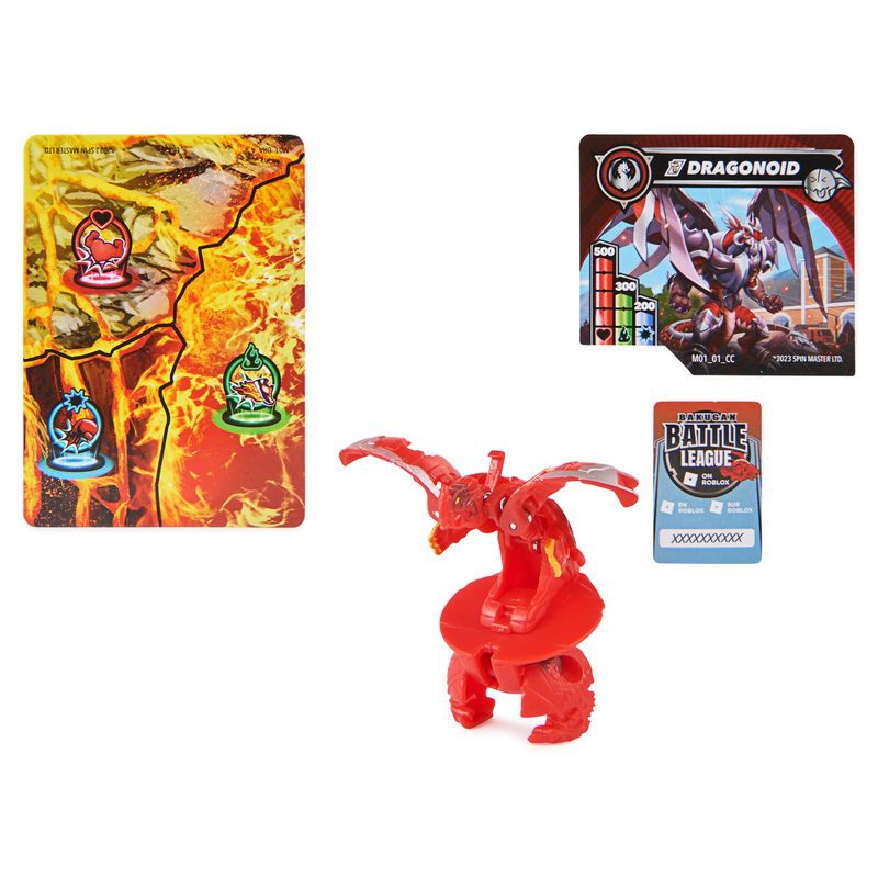 Bakugan základní bakugan s6 Titanium Dragonoid červený